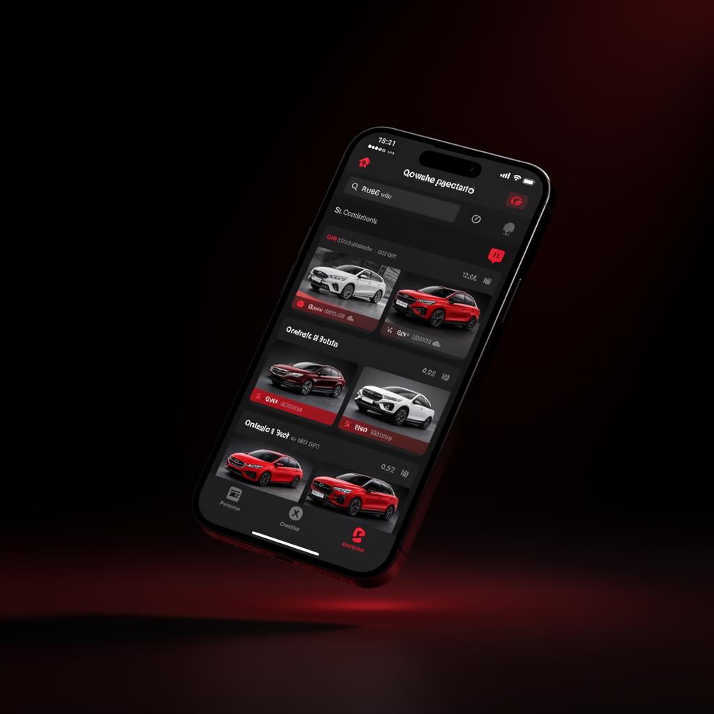 Web Carros no celular